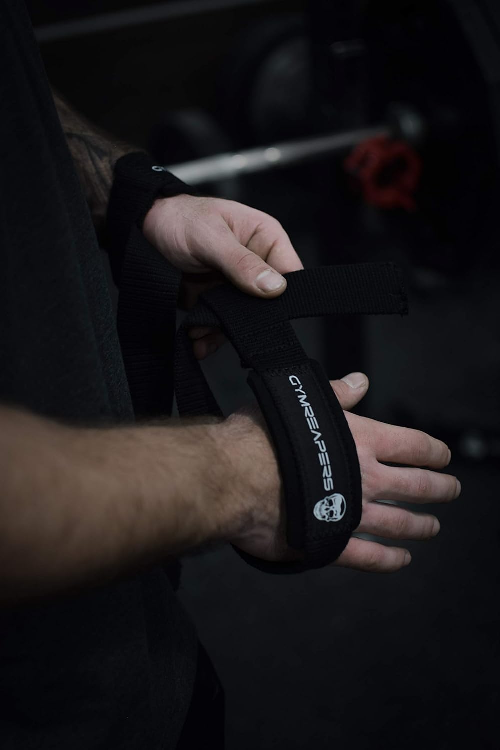 Lifting Wrist Straps for Weightlifting & Powerlifting – Padded Neoprene 18” Cotton Deadlift Straps for Bodybuilding & Strength Training