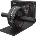 Ab Roller Wheel for Core & Abs Workout – Home Gym Ab Exercise Equipment with Knee Pad for Men & Women