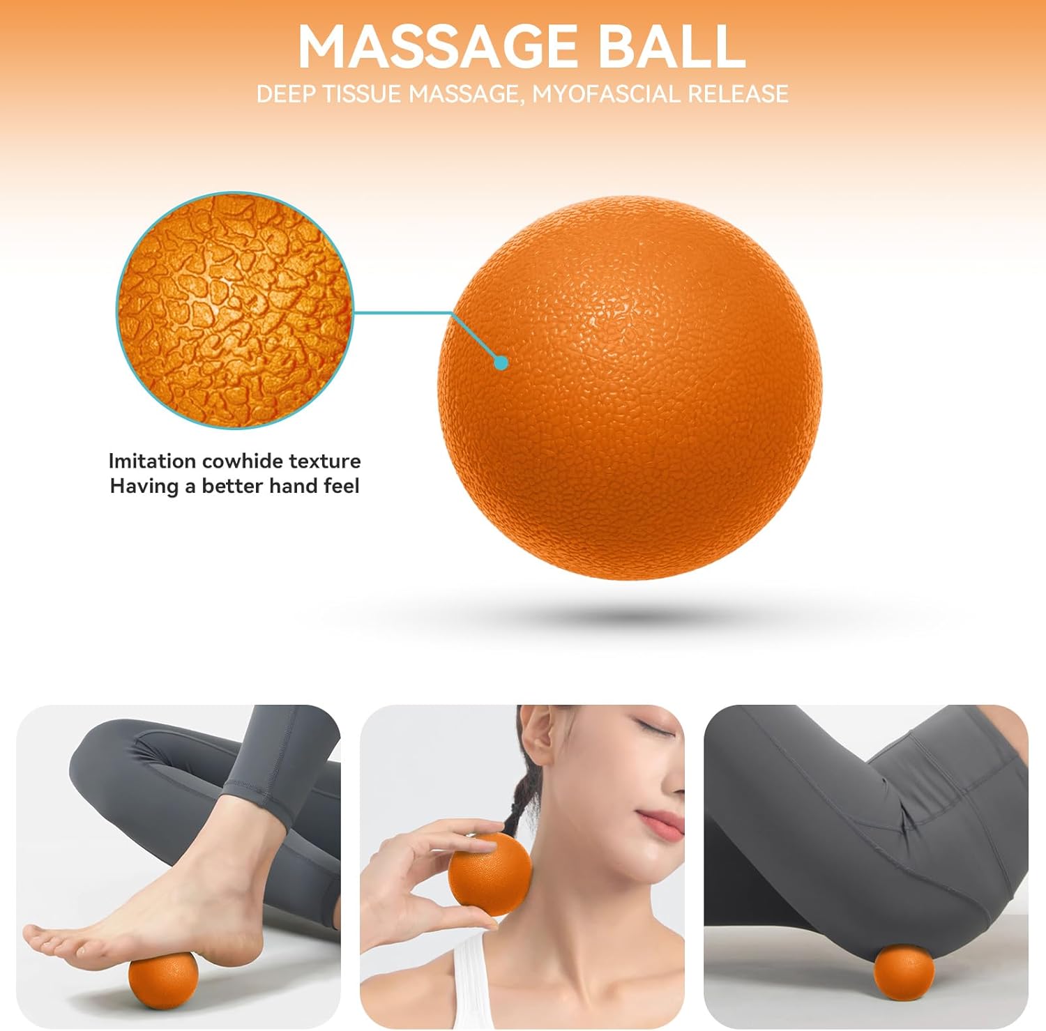 5-in-1 Foam Roller Set for Deep Tissue Massage – Muscle Recovery Kit with Foam Roller, Massage Ball & Stretching Strap for Full Body Relief