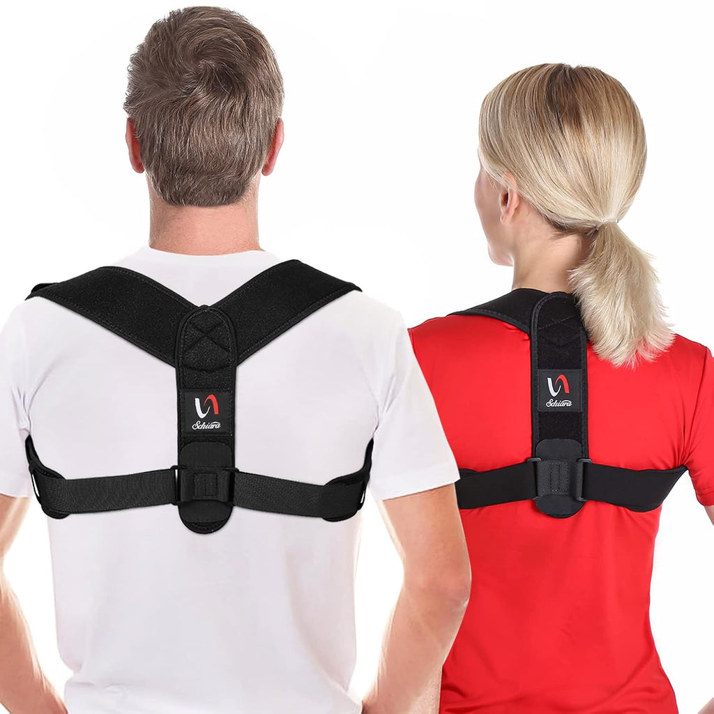 Posture Corrector for Men & Women – Adjustable Back Straightener Support Brace for Upper Back, Shoulders & Neck Pain Relief