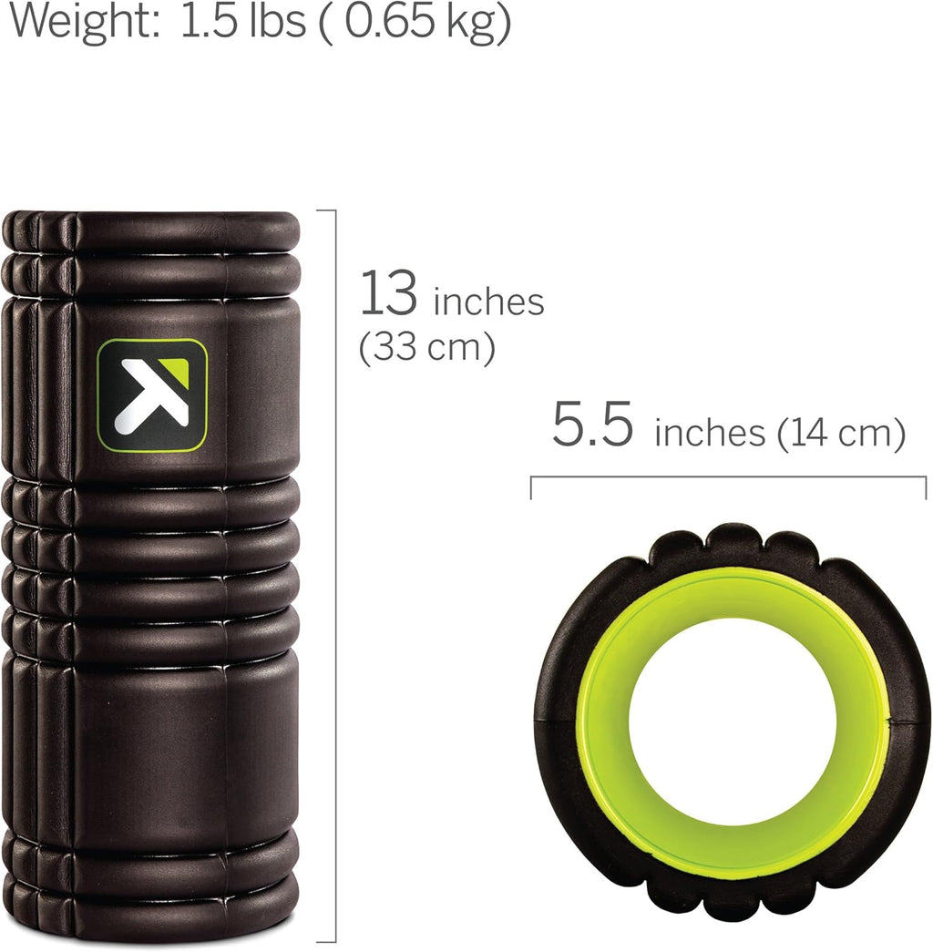 Grid 1.0 Foam Roller 13” – Multi-Density Deep Tissue Massage Roller for Muscle Recovery, Pain Relief, Mobility & Circulation