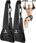 Hanging Ab Straps for Pull-Up Bar – Padded Core Training Straps with Steel Carabiners for Ab Workouts, Leg Raises & Home Gym Exercise
